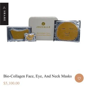 Jouvalle Bio-Collagen Face, Eye and Neck Masks